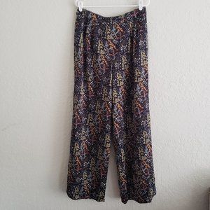 Point Sur J. Crew Jungle Print Wide Leg Pants